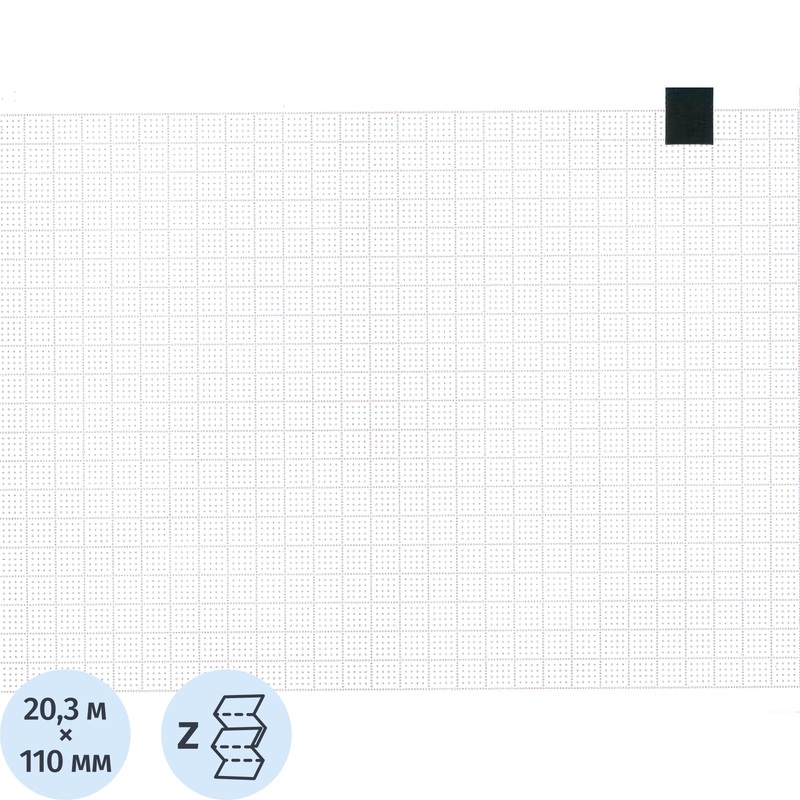 Изображение товара Термическая регистрационная лента для ЭКГ FUKUDA FX-7202 и ECG-9806 145 листов