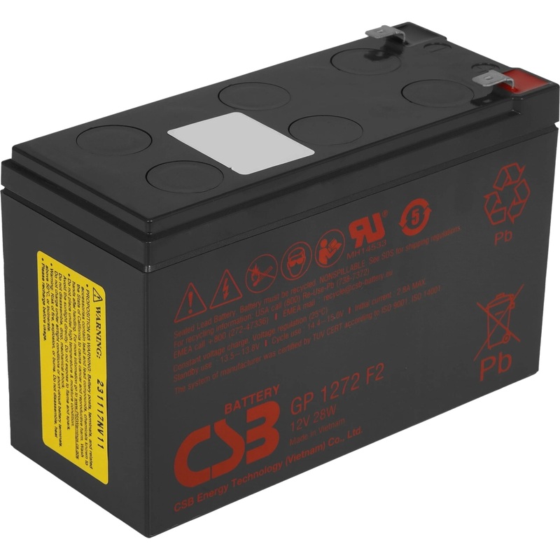 Изображение товара Уценка. Батарея для ИБП CSB GP1272 F2 12 В 7.2 А·ч