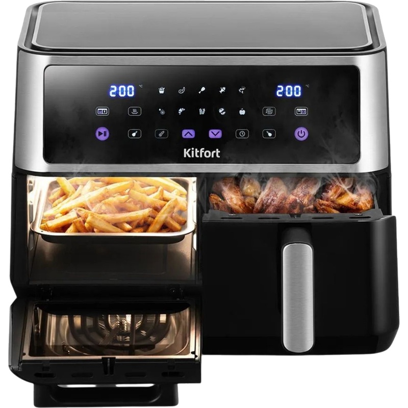 Изображение товара Аэрогриль Kitfort КТ-2256 Тихий нагрев и 5 л объема