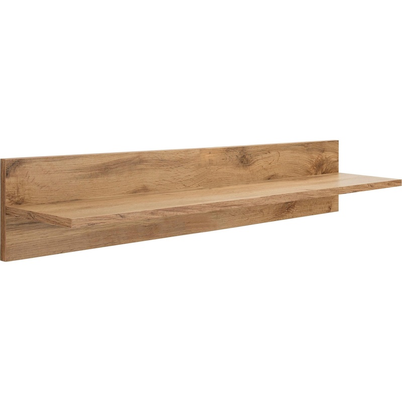Изображение товара Полка навесная Homeoffice (дуб натуральный, 1002х200х184 мм)