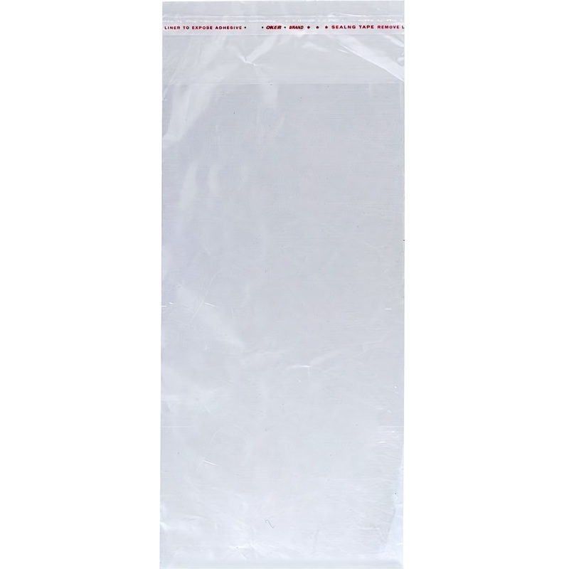 Изображение товара Пакет БОПП 9х20 см с клеевым клапаном, 200 штук