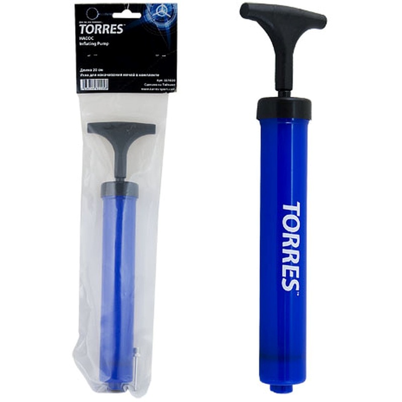 Изображение товара Насос Torres SS1020 20 см синего цвета для футбольных мячей