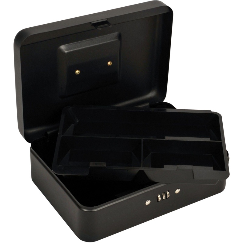 Изображение товара Денежный ящик Cactus CS-DCB-003 графитовый на кодовом замке 180х250х90 мм