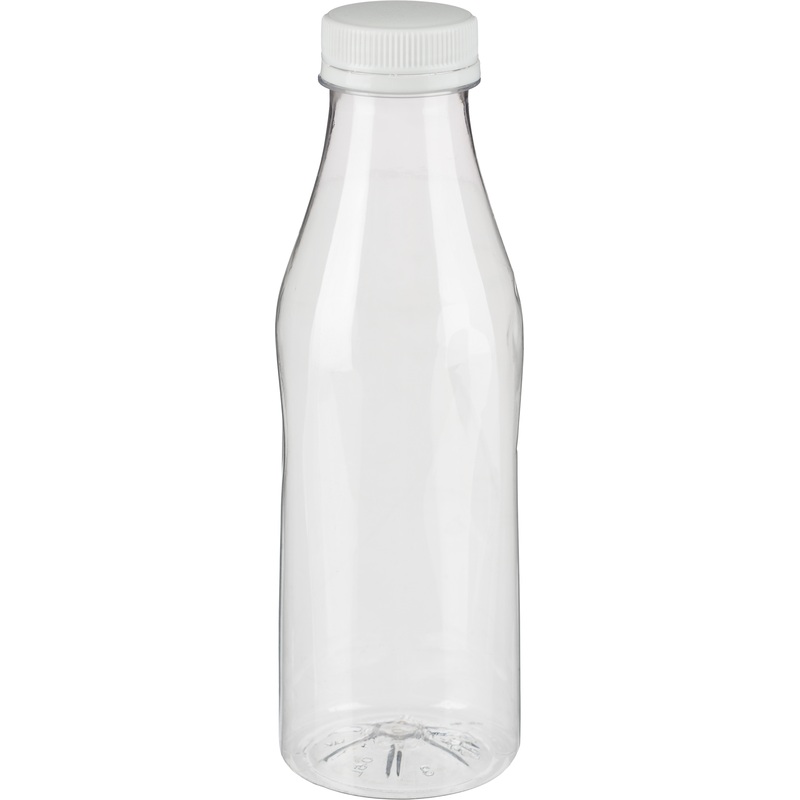 Изображение товара Уценка. Бутылка с крышкой ПЭТ прозрачная 500 мл широкое горло (120 штук в упаковке) Изображение товара Уценка. Бутылка с крышкой ПЭТ прозрачная 500 мл широкое горло (120 штук в упаковке)