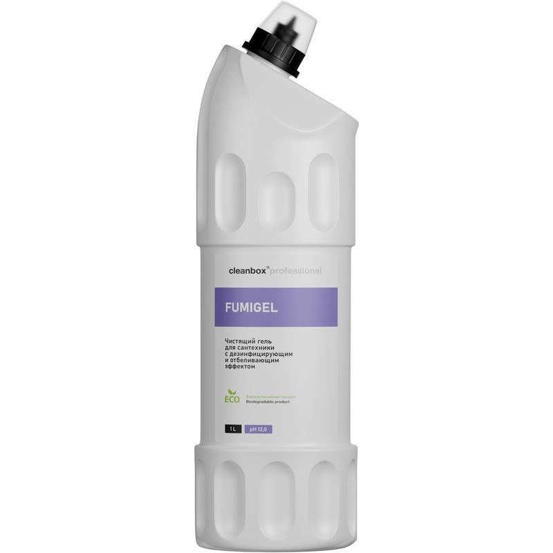 Изображение товара Средство для сантехники чистящее CleanBox Fumigel 1 л гель с хлором Изображение товара Средство для сантехники чистящее CleanBox Fumigel 1 л гель с хлором