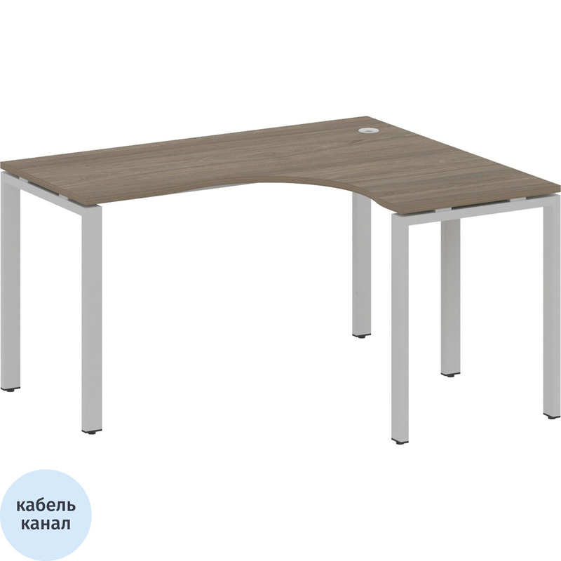 Изображение товара Эргономичный стол Metal System Style БП.СА-3 Пр правый