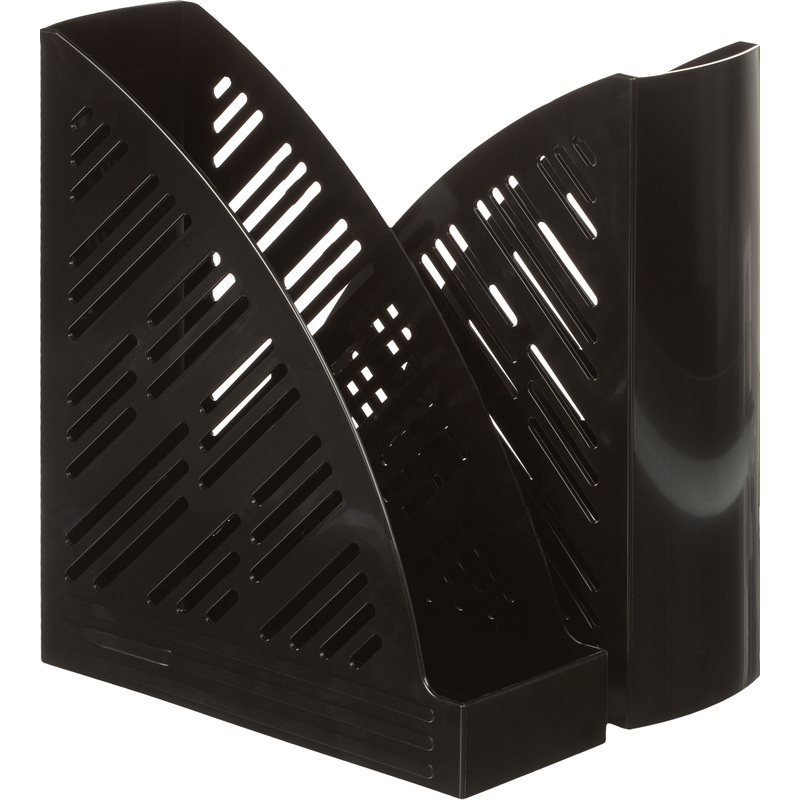 Изображение товара Вертикальный пластиковый лоток для бумаг Attache 2 шт черный А4