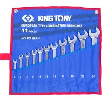 Набор ключей комбинированных King Tony 8-24 мм 11 предметов (1211MRN)