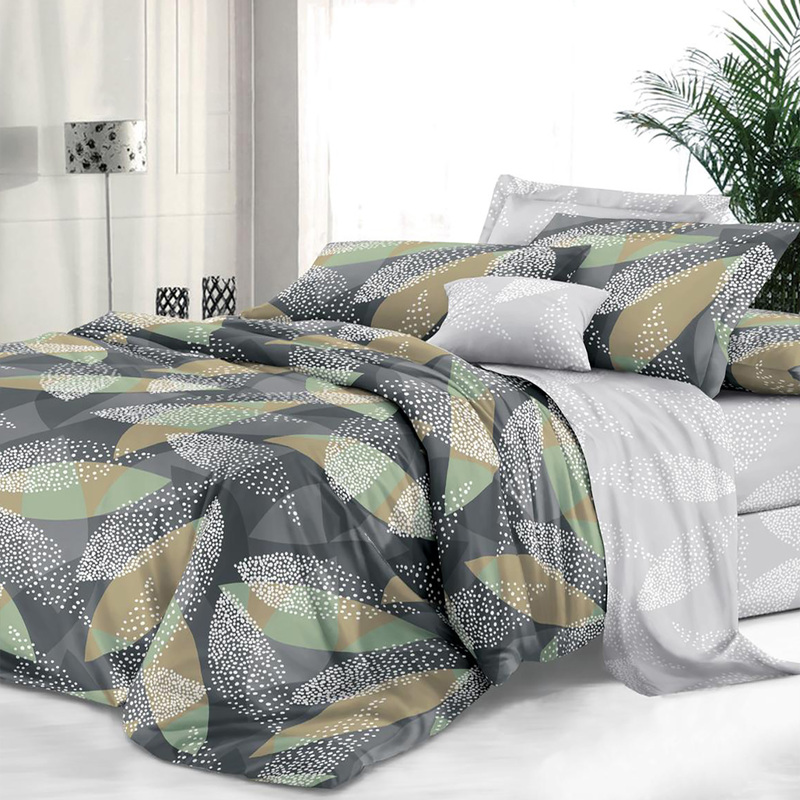 Изображение товара Постельное бельё Эльф Рамиль 2-спальное сатин с европростынёй 220x240 см