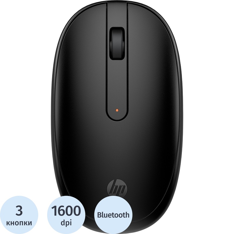 Изображение товара HP240 беспроводная мышь черная Bluetooth 1600 dpi 3 кнопки