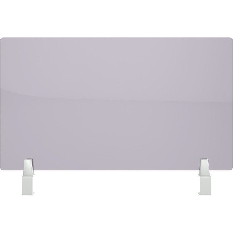 Изображение товара Экран акриловый на струбцине серый прозрачный 600х55х400 мм