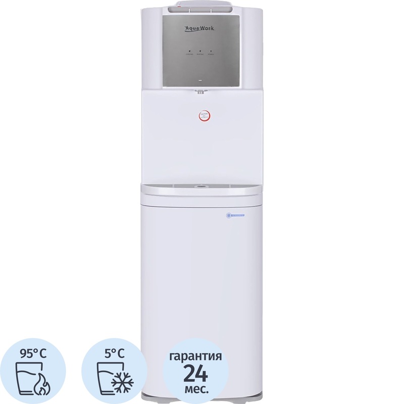 Изображение товара Кулер для воды Aqua Work QRB-84В белый нагрев и охлаждение