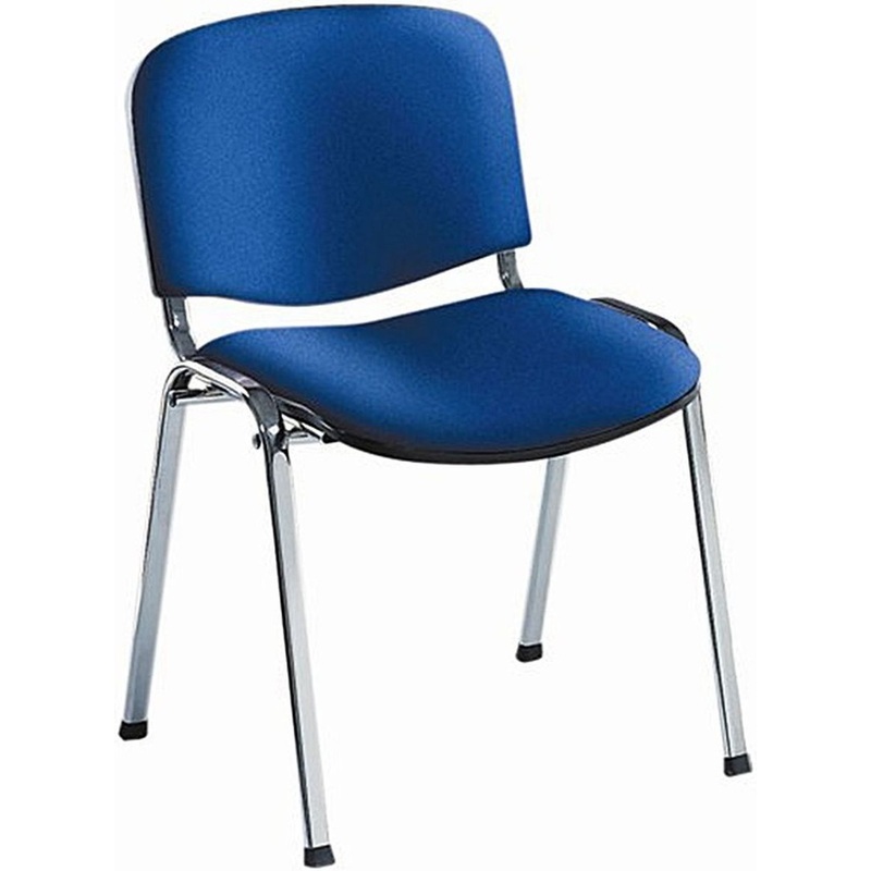 Изображение товара Стул офисный Easy Chair изо синий ткань металл хромированный