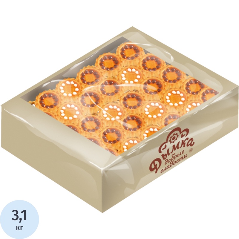 Изображение товара Апельсиново-шоколадное сдобное печенье 3.1 кг Дымка Задумка