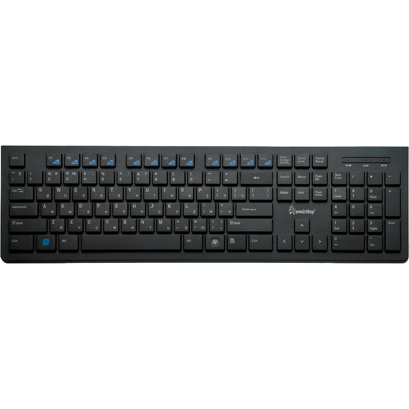 Изображение товара Клавиатура проводная Smartbuy Slim 206 SBK-206US-K