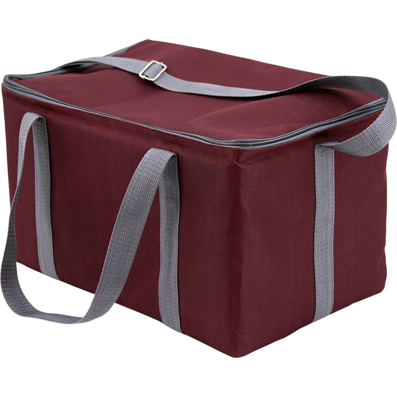 Изображение товара Термосумка ТерПак для пикника полиэстер бордовая 40x25x25 см