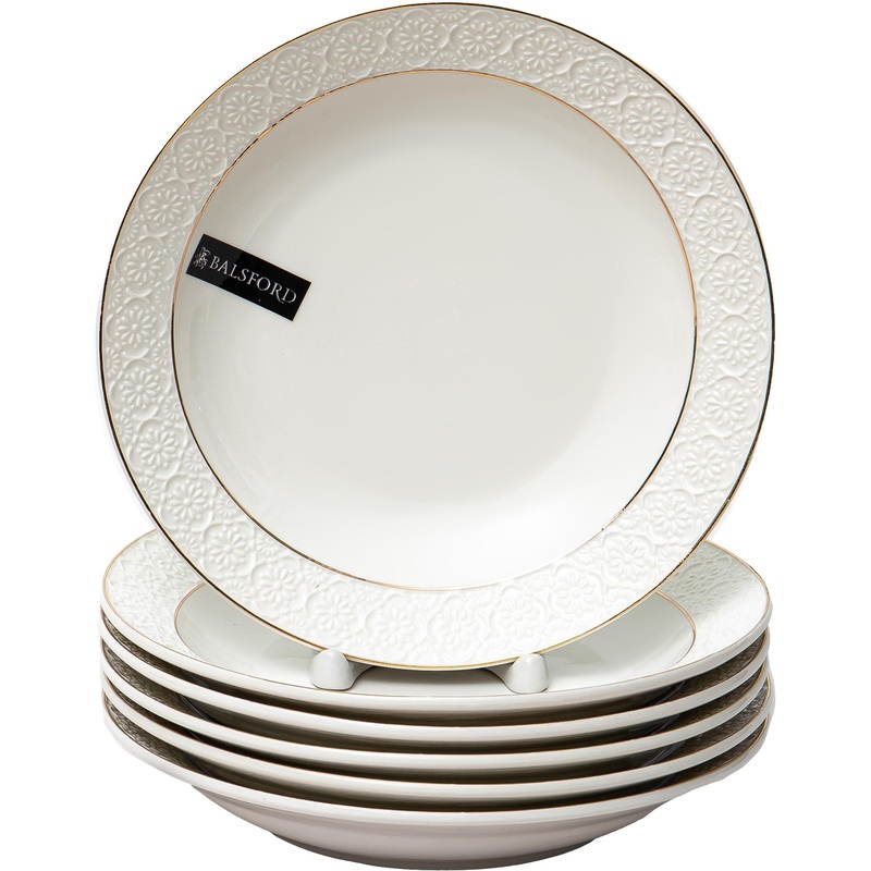 Изображение товара Набор тарелок на 6 персон Грация Астерия фарфор 6 предметов белый