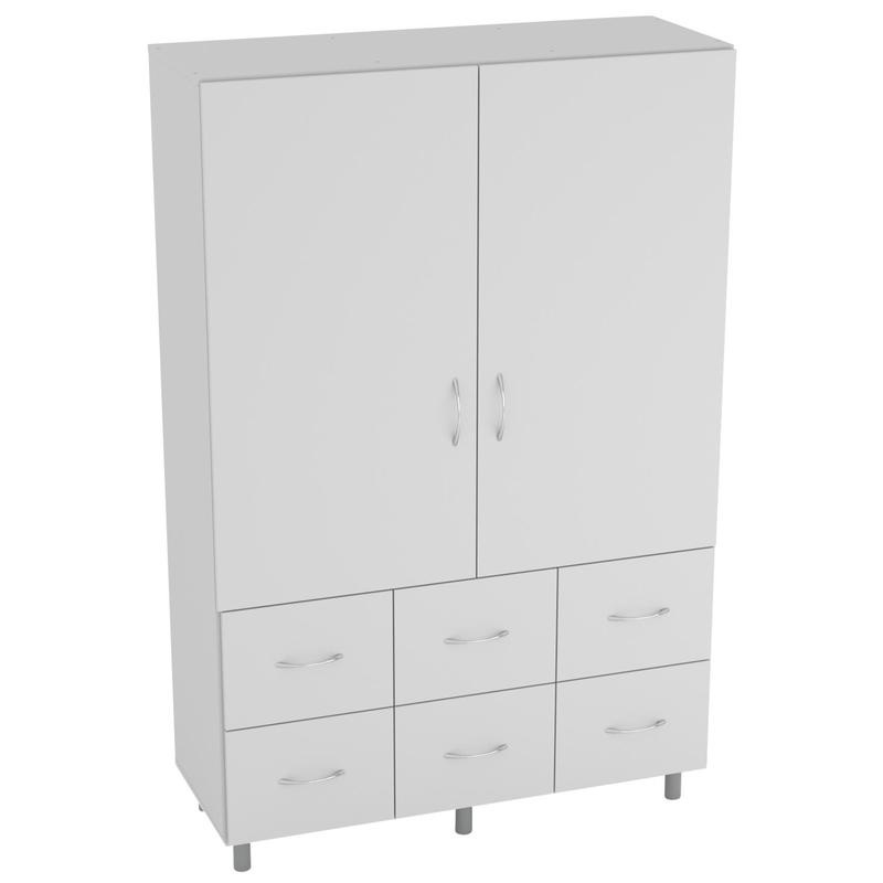 Изображение товара Лабораторный шкаф для хранения приборов серый 1200x460x1828 мм