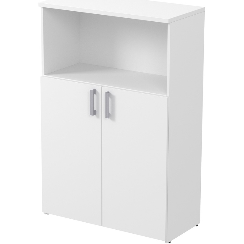 Изображение товара Шкаф для документов 2Ш 017 2 белый из ЛДСП 790x370x1190 мм