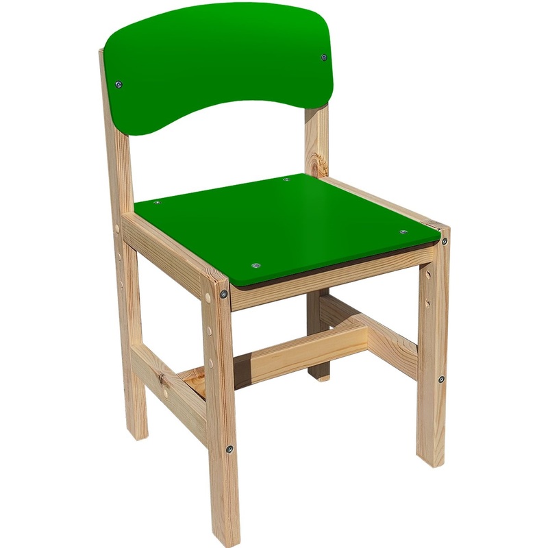 Изображение товара Детский регулируемый стул Ростик зеленого цвета для детей 1-3 групп роста