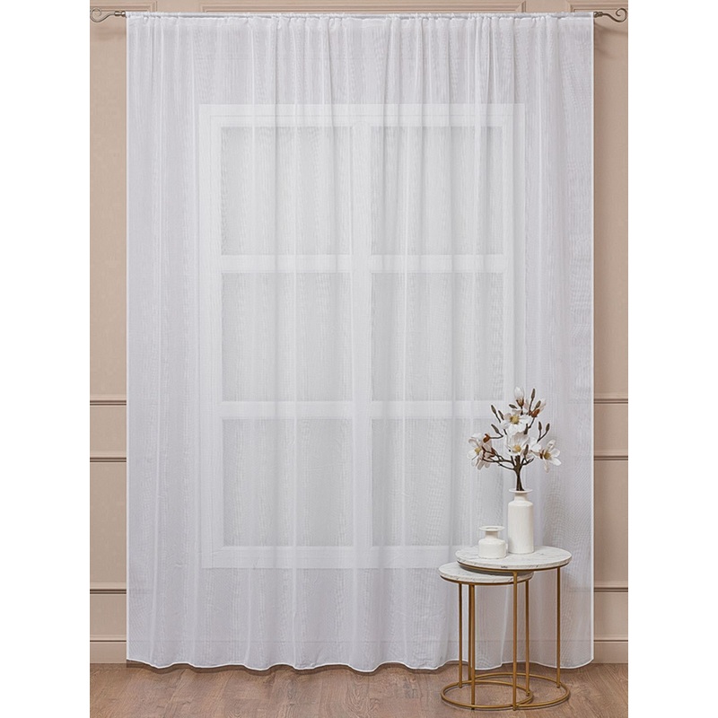 Изображение товара Тюль Amore Mio Premium 300x270 см белый (6PL Bona106-001)