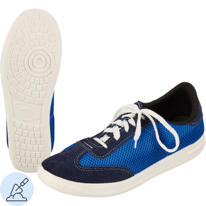 Изображение товара Кроссовки рабочие из велюра и сетки с защитой от загрязнений размер 37