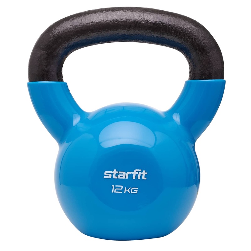 Изображение товара Виниловая гиря Starfit DB-401 12 кг для фитнеса и спортивных тренировок