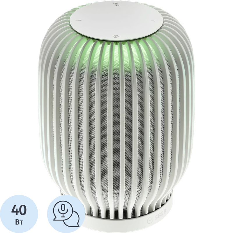 Изображение товара Умная колонка Sber SberBoom серая с подсветкой (SBDV-00090C)