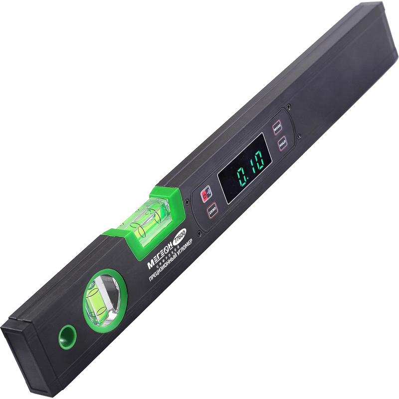 Изображение товара Электронный уровень Мегеон 77600 2 глазка 417 мм для точных измерений