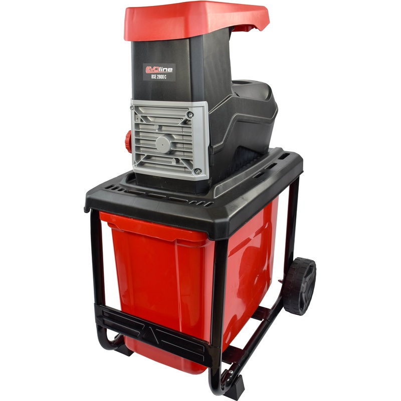 Изображение товара Измельчитель садовый электрический EVOline BSE 2800 мощность 2.8 кВт для веток и листьев