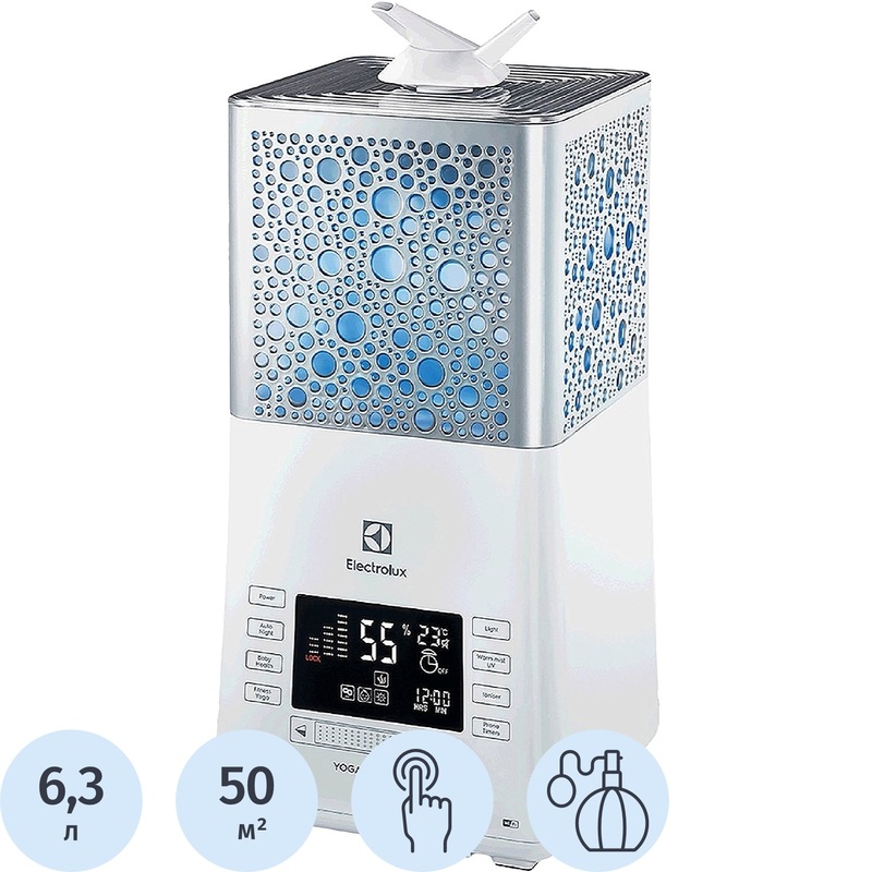 Изображение товара Увлажнитель воздуха Electrolux EHU-3815D YOGAhealthline белый