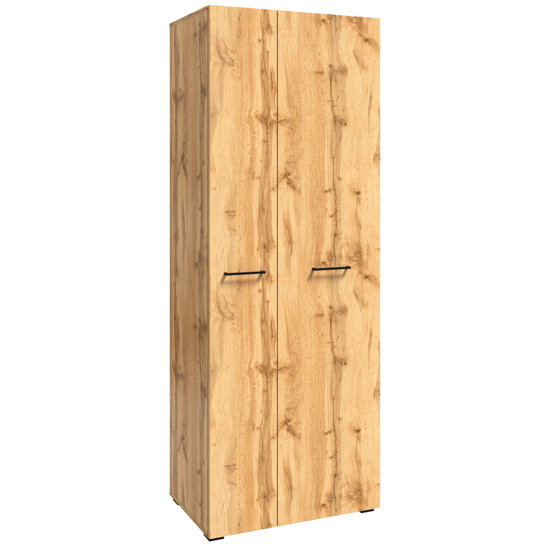 Изображение товара Высокий закрытый шкаф Homeoffice дуб натуральный 644x416x1746 мм