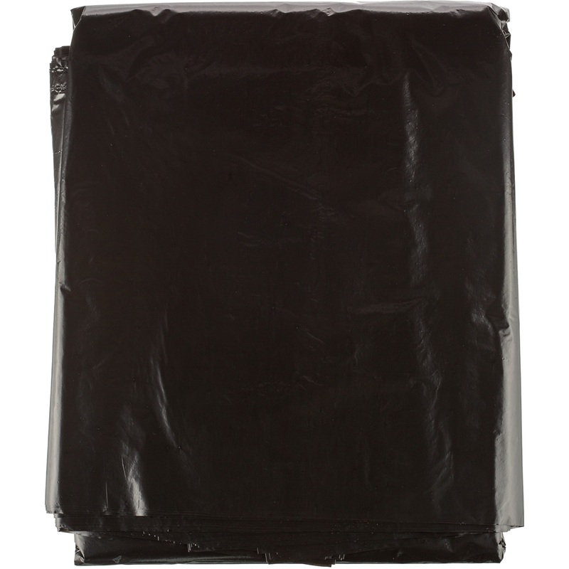 Изображение товара Мешки для мусора 120 л черные ПВД 35 мкм 50 штук