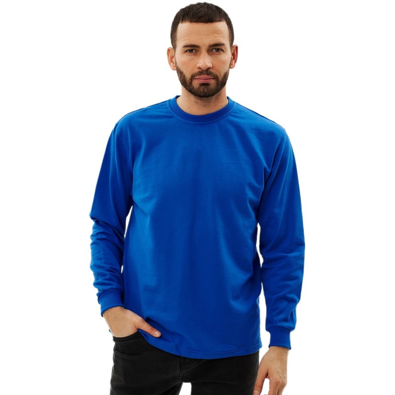 Изображение товара Синяя мужская толстовка XXXL из 100% хлопка - комфорт и стиль