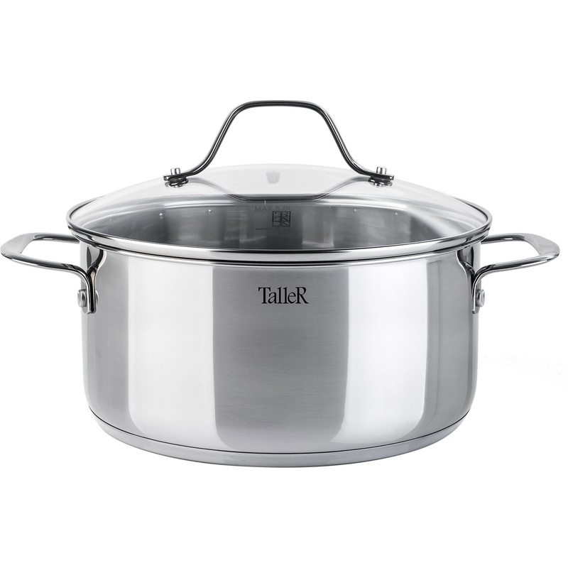 Изображение товара Кастрюля TalleR TR-11084 5 л нержавеющая сталь с крышкой