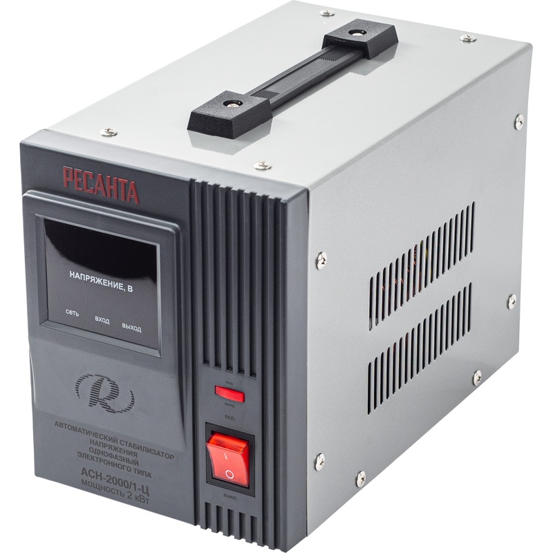 Изображение товара Стабилизатор напряжения Ресанта АСН-2000 1-Ц 2 кВт однофазный релейный