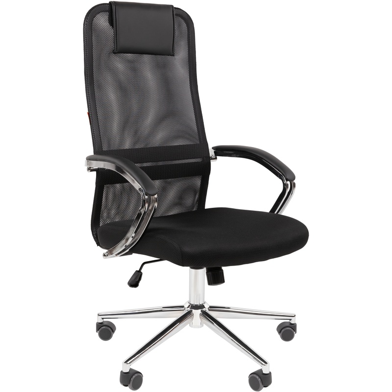 Изображение товара Кресло для руководителя Chairman 612 черное с регулировкой и механизмом качания