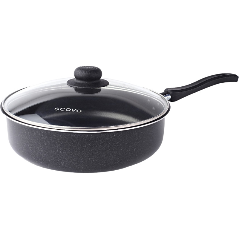 Изображение товара Сотейник Scovo Promo 24 см алюминий с крышкой для всех типов плит