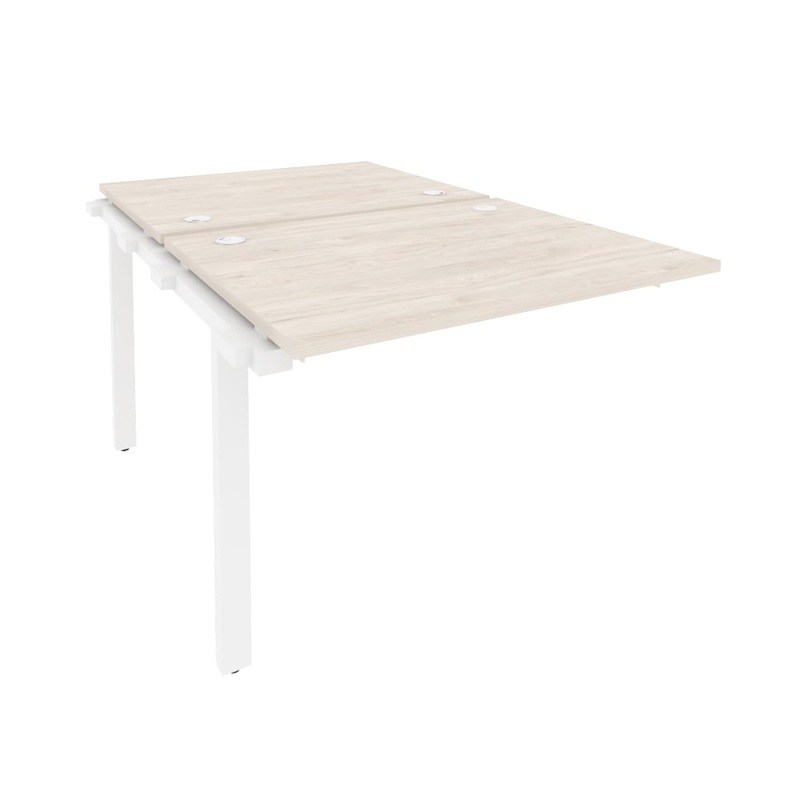 Изображение товара Элемент рабочей станции O.M-2.NRS-1.8 денвер светлый белый 980x1635x750 мм