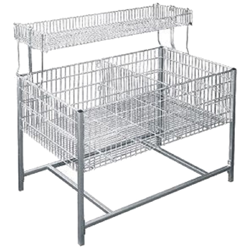 Изображение товара Накопитель для торгового зала SKR.107.00/1288 SDR хром 1200x800x800 мм