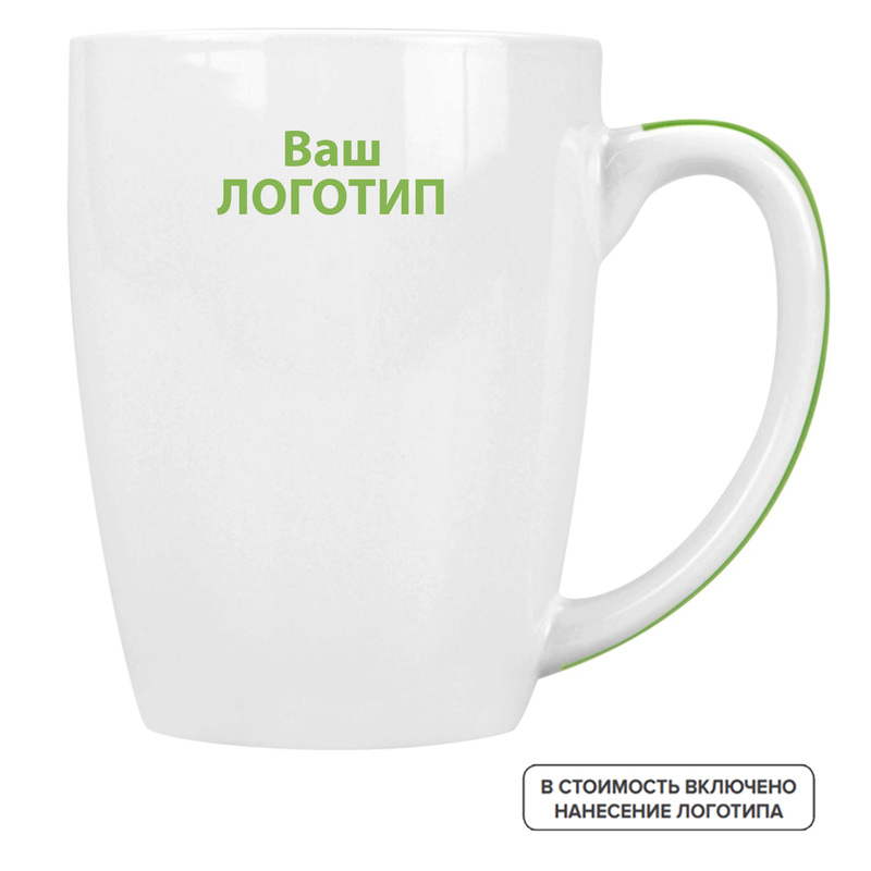 Изображение товара Керамическая кружка Good Day 320 мл с индивидуальной печатью корпоративный сувенир