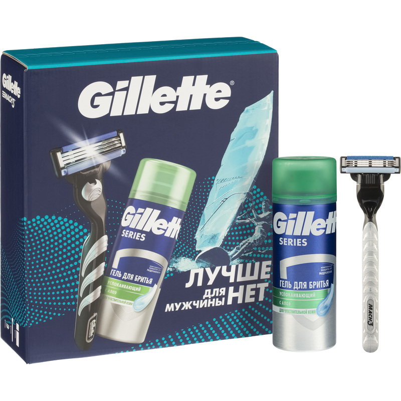 Изображение товара Подарочный набор косметики для мужчин Gillette Mach 3