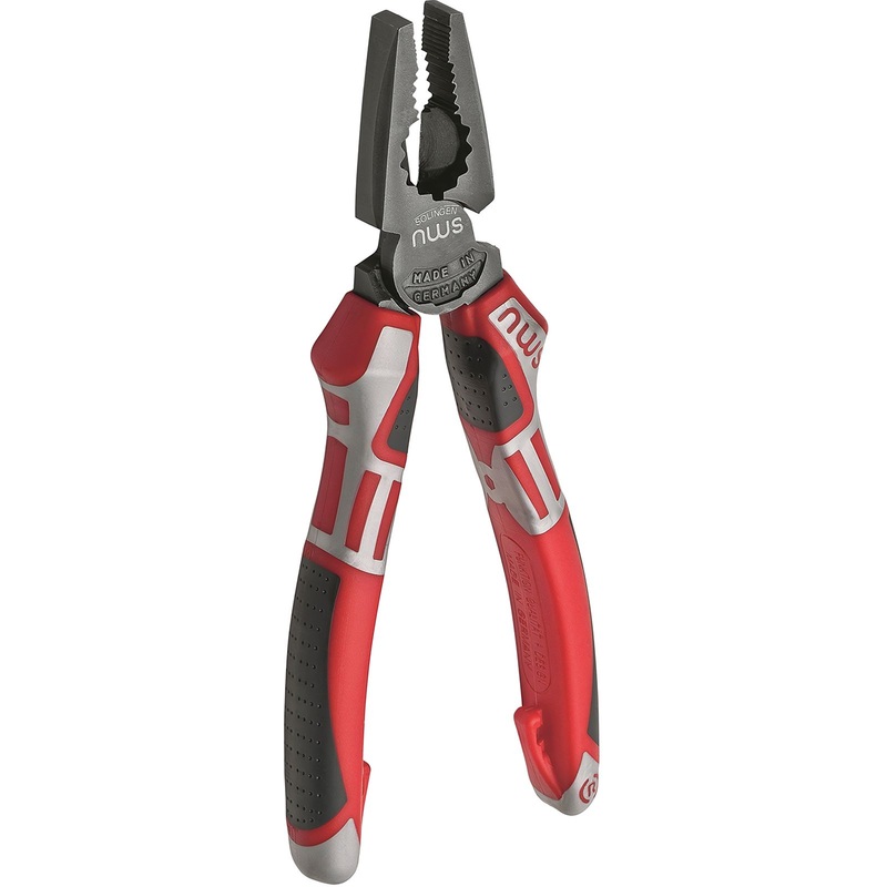 Изображение товара Плоскогубцы NWS 205 мм кованые закаленные рукоятки пластик резина Германия