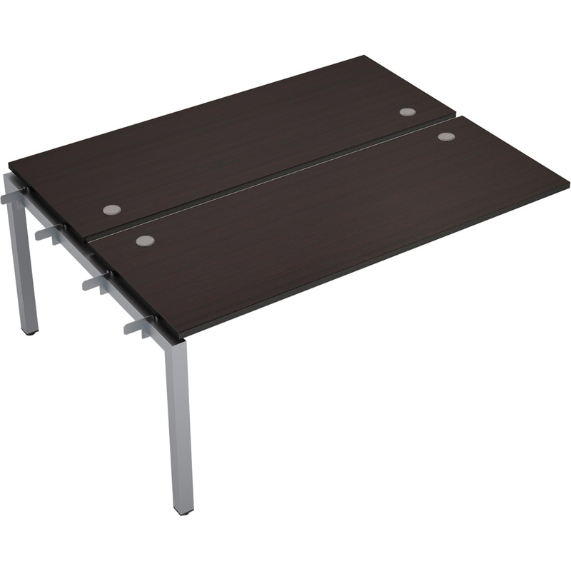 Изображение товара Рабочая станция Avance 6МБС.5264 двухместная венге алюминий 1600x1235x750 мм