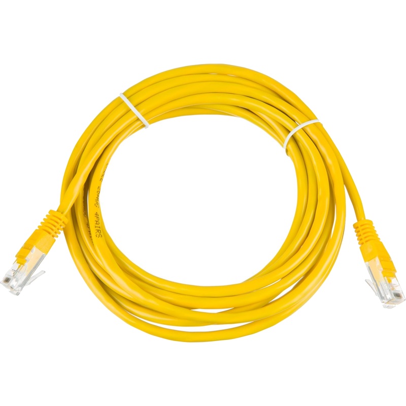 Изображение товара Патч-корд витая пара BigTech OPCC022 UTP cat 5e 3 м желтый