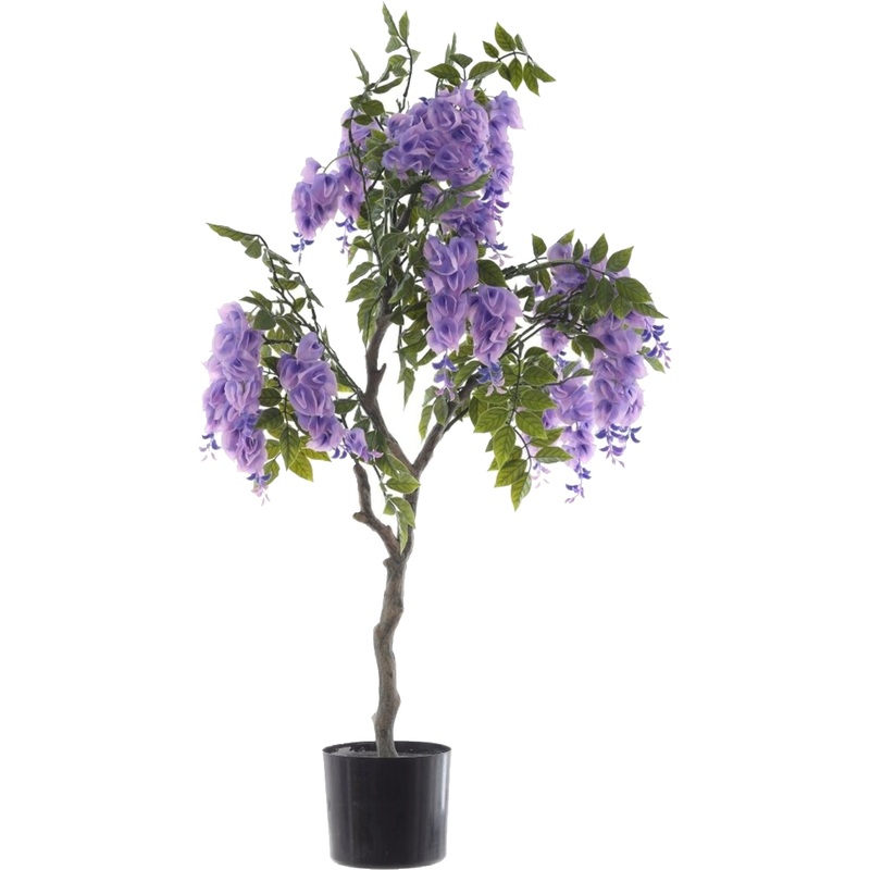 Изображение товара Дерево искусственное в горшке Глициния 109 см