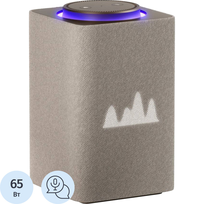 Изображение товара Умная колонка Яндекс Станция Макс Zigbee бежевая с дисплеем и голосовым управлением