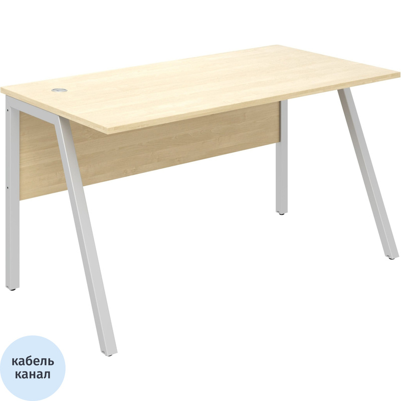 Изображение товара Стол прямой Рондо из ЛДСП с металлическим каркасом 1380х750х750 мм