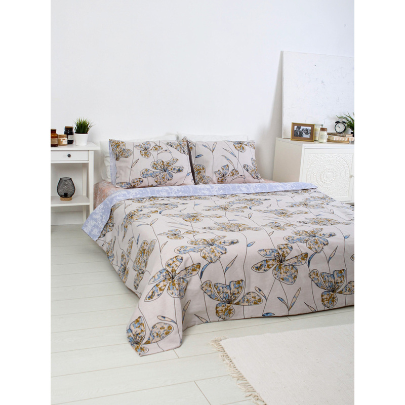 Изображение товара Постельное белье Mona Liza Odra (евро, бязь) с наволочками и пододеяльником