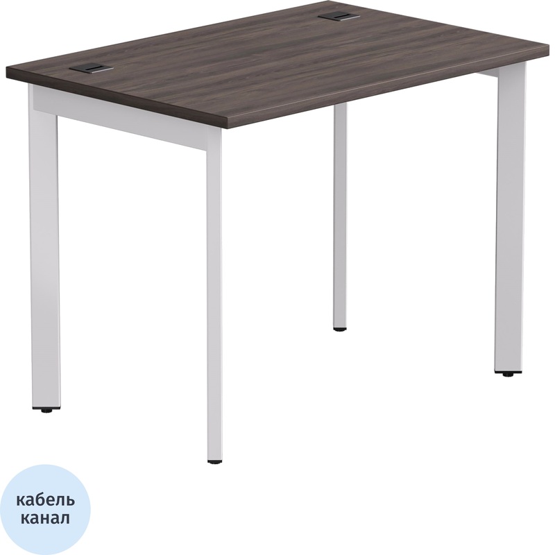 Изображение товара Стол прямой EVO 254S001DK9003 (дуб пасадена/белый, 980х670х755 мм)
